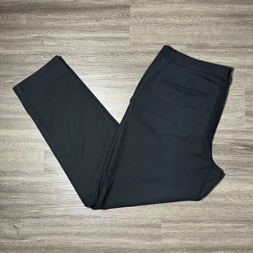 Lululemon ABC Classic Fit 5 Pocket Pants Mens 40x33 Black Warpstreme LM5AR3S EUC